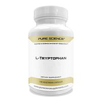 Pure Science L-Tryptophan 500mg – Regulates Mood, Improves Relaxation & Sleep, Supports Metabolism & Improves Overall Health – 100 Vegetarian Capsules of L-Tryptophan Powder