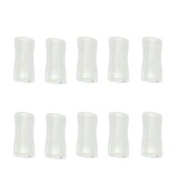 SUPVOX 10Pcs Breathalyzer Mouthpieces Ketone Breath Alcohol Tester Mouthpieces Compatible with Breath Alcohol Breathalyzer Detector