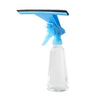 AOSQ Professional Window Cleaning Tool, 2 in 1 Multi Purpose Design, Comes with a Spray Head, Wipe and Clean, Used to Clean Glass, Mirrors, Walls, Etc.
