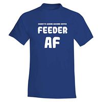 Cigarette-Making-Machine-Hopper Feeder AF - A Soft & Comfortable Men's T-Shirt, Blue, Large