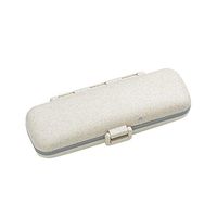 SUJING Pill Box 7 Day Medicine Tablet Dispenser Organizer Weekly Storage Case Extra Large (Beige)