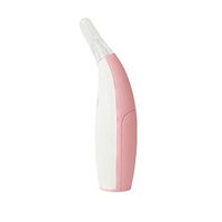 Electric Earwax Cleaner Ear Wax Remover Easy Comfortable Cleaning Tool Kit，LED Light, Inside 3 Units Soft Safety Silicone Spiral Replacement Head (red)