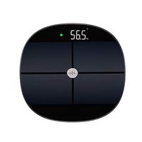 AA+ Glass Metal Vitreous Fat Scale, Electronic Scale, Ultra-Thin Digital Bathroom Scale, High-Precision Sensor - 35.2cmX33cm