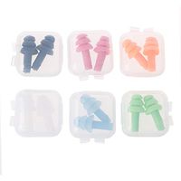 Misright 6/12/18/24 Pairs Silica Gel AcousticEar Plugs-Comfortable Ear Plugs for Sleeping, Snoring, Work, Travel and Loud Events