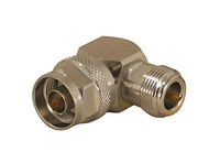 Cal Test Electronics CT3318 In Series Instrument Grade Coaxial Adapter, N Type Right-Angle Male x Female