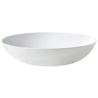 G.E.T. Enterprises White 11.4 qt. Round Bowl, Break Resistant Dishwasher Safe Melamine Plastic, Siciliano Collection ML-239-W (Pack of 1)