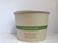 World Centric's 16 Ounce Tree Free/Bagasse Soup Bowls w/PLA Lining (Package of 200)