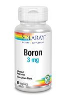 Solaray Biocitrate Boron Supplement, 3mg, 60 Count
