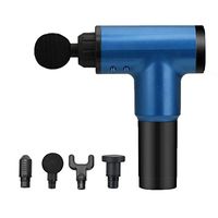 Massage Gun, Deep Tissue Percussion Muscle Massager for Pain Relief, Handheld Electric Body Massager Sports Drill Portable Super Quiet Brushless Motor (4 Massage Head)