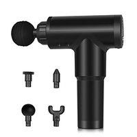 Massage Gun, Cordless Rechargeable Deep Tissue Massager Portable Massage Device Massage Body with 4 Massage Head