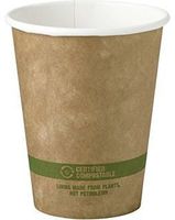World Centric's 16 Ounce Kraft - Paper Hot Cup with PLA Lining (Case of 1000)