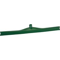 Vikan 71702 Rubber Polypropylene Frame Single Blade Squeegee, 28", Green