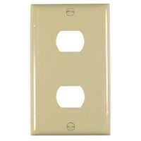 Legrand-Pass & Seymour K2I Plastic Despard Opening Wall Plate Two Horizontal Opening Per Gang Includes Mounting Straps