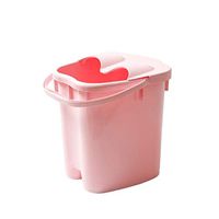 ZYPDD Foot Bath Bar Foot Bath Massage Thicker Plastic Raise Foot Bath Household 20L Large Capacity Water Level High 22 30 40 cm (Color : A)