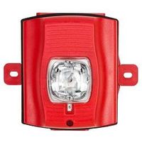 SYSTEM SENSOR SRHK-P Strobe, High-Candela, Outdoor, Wall Mount, with Backbox, Red, Plain