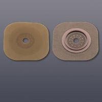 Colostomy Barrier FlexTend 2-3/4" Flange Blue Code Hydrocolloid Cut-to-fit, Up to 2-1/4" Stoma (#15604, Sold Per Box)