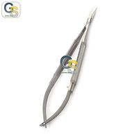 G.S MICRO SCISSORS STRAIGHT DELICATE SHARP POINT 6MM BLADES ROUND HANDLES | G.S (7.1") BEST QUALITY