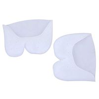 Gel Toe Caps or Metatarsal Covers with Toe Separators Prevent Calluses and Blisters Ballet Pointe for Men and Women– 2 Pairs|4 Pcs (Full Toe, White)