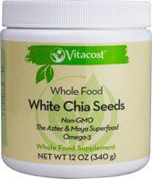Vitacost Whole Food White Chia Seeds - Non GMO - 12 oz