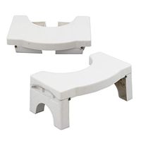 CJY Foldable Toilet Assistance Step Stool Adults, Portable and Anti-Slip Toddler Step Stools Perfect for Potty Training, Bathroom, Bedroom and Kitchen Use for Children,7"