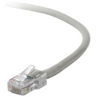 Belkin A3L791-01-S Cat5e Patch Cable - RJ-45 Male - RJ-45 Male - 12" - Gray