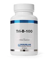 Douglas Laboratories - Tri-B-100 - Timed Release B Vitamins Supplement - 90 Tablets