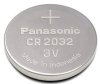 PANASONIC Batteries CR2032 Lithium Battery, 3V, Coin Cell (1 Piece)