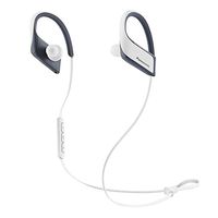 Panasonic Wings RP-BTS30-W Wireless Bluetooth In-Ear Earbuds Noise Isolating Water Resist Sport Headphones with Mic and Controller - White