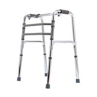 Rolling Walkers Walker Elderly Help Can Sit Folding Walker Aluminum Alloy Anti-Slip Anti-Fall Elderly Multi-Function Roller Walker (Color : Silver, Size : 475376cm)