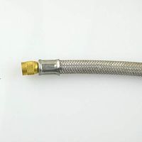 Univas- 4Xsteel Dual Wheel Valve Stem Extender Extention 10" 7" Stainless Steel Hose