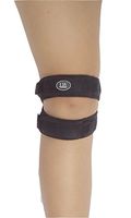 LW (Living Water) Dual Strap Knee Patella Strap Band Support Wrap Protector Runner's Knee Jumper's Knee (One Size)