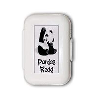 Lovely Baby Panda Pill Box,Pill Organizer Case for Purse Daily/Weekly Unique Design and Large Compartments Medicine Case, Pill Box for Pocket or Purse