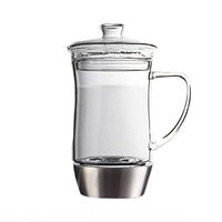 LOVEPET High Concentration Hydrogen-Rich Water Cup SPE Ion Membrane Alkaline Water Purifier Micro-Electrolysis Water Glass 400ml