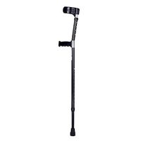Forearm Crutches Lightweight Arm Cuff Crutch Euro Style Adjustable Underarm Crutches for Adult,Black(1 Piece)
