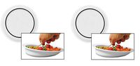 Sammons Preston Hi-Lo Scoop Plate, 9" Scooped Dish with Wall, Non-Slip ADL Eating Aid for Children, Elderly, Disabled, Non Skid Cutlery Assistance Device for Motor Control, Scooper Bowl (2)