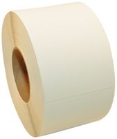 Compulabel Thermal Transfer Shipping Labels, 4 inch x 4 inch, White, Permanent Adhesive, 1500 Per Roll, 4 Rolls