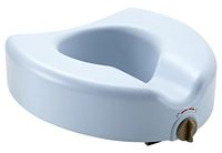 Medline Locking Elevated Toilet Seat, Infused with Microban Antimicrobial Protection