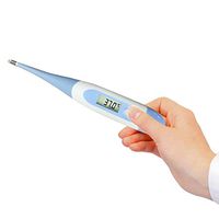 Digital LCD Medical Basal Thermometer - Armpit Oral and Rectal Fever Thermometers for Kids Baby Infants and Adults - Waterproof Accurate and Fast Readings Thermometer