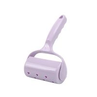 CreazyBee Reusable Clothes Lint Rollers Cleaner Hair Remover Roller Dog Hair Cat Hair Pet Hair Remover (Purple)