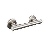 MAYKKE Bennett 12" Wall Mount Bar Bathroom and Shower Safety Assist Rail Grip Hold for Elderly Kids Senior Brushed Nickel YJA1010101