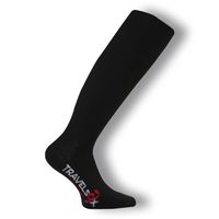 Travelsox Men's OTC Support Compression Recovery Sock, Black/Grey, Large TSD4000