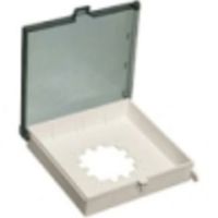 ARLINGTON INDUSTRIES DBK88C 2477654 Exterior Keypad Enclosure with Clear Cover, 7-1/2" x 7-1/2" x 1-1/2", White