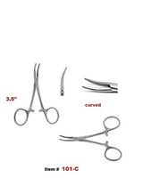 3.5" Hemostat (Mosquito Forceps) Curved Stainless Steel