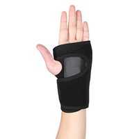 BFVV Wrist Brace Removable Splint Carpal Tunnel Hand Compression Support Wrap for Men, Women, Tendinitis, Bowling, Sports Injuries Pain Relief (Left Hand)