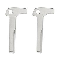 New Smart Remote Key Keyless Replacement Uncut Blade Blank For Mercedes Benz (2 Pack)