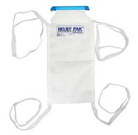 Relief Pak Large Insulated Ice Bag with Tie Strings, 7" x 13", 10/PK