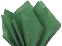 Buy All Store *16 Colors!!* Tissue Paper for Gift Wrapping 20"x26" Solid Sheets Your Choice! (20 Ct) (Holiday Green)