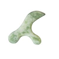 Liitrton Natural Jade Trigger Point Handheld Deep Tissue Massager Acupressure Therapeutic Muscle Pain Relief Tool