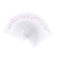 Pandahall 1000pcs 1.57x1.18inch OPP Cellophane Rectangle Resealable Transparent Clear Plastic Poly Bags Self Adhesive Seal Closure Bakery Candy Soap Cookie Jelly Chocolate Package 30x40mm