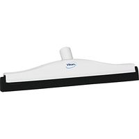 Vikan 77525 Foam Rubber Polypropylene Frame Fixed Head Squeegee, 16", White